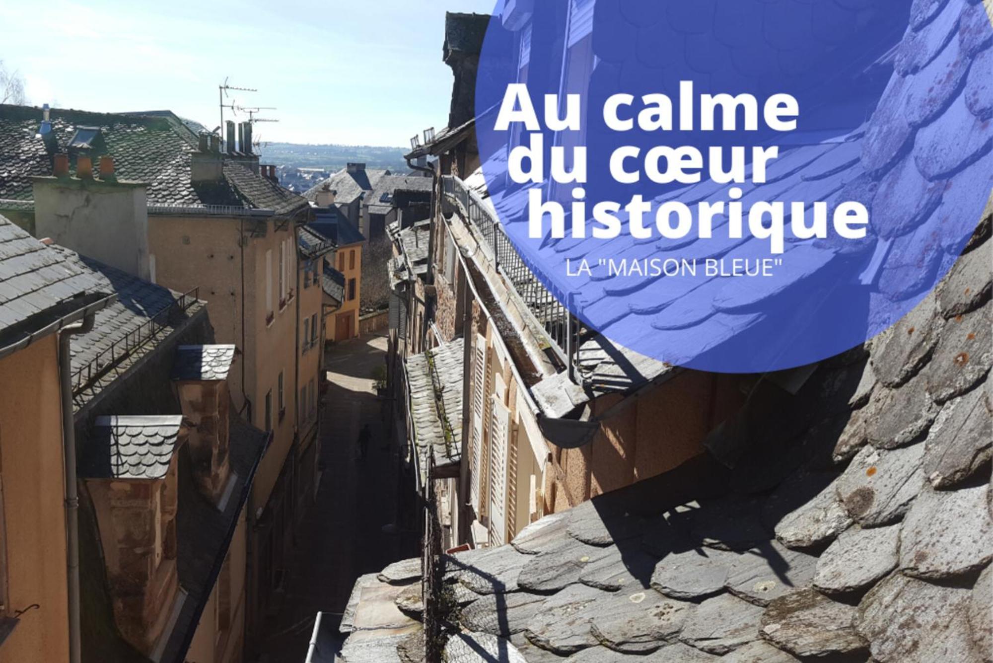 La Maison Bleue, Un Emplacement De Choix A ロデーズ エクステリア 写真